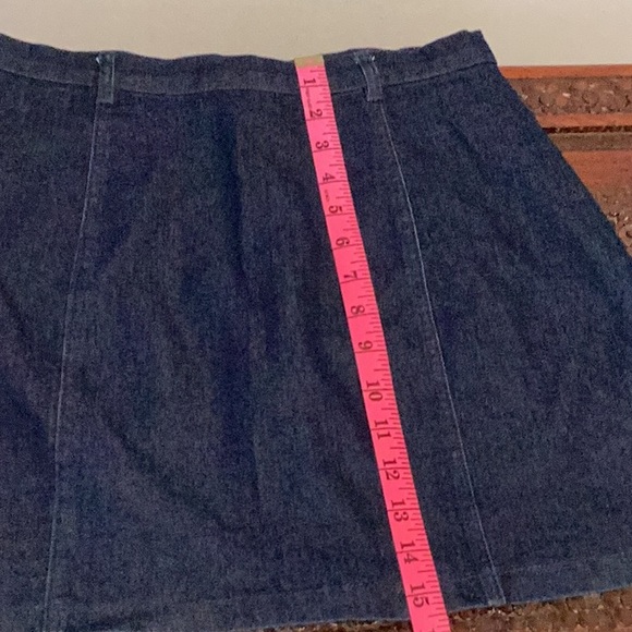 Forever 21 denim a-line mini skirt size small - Picture 4 of 5